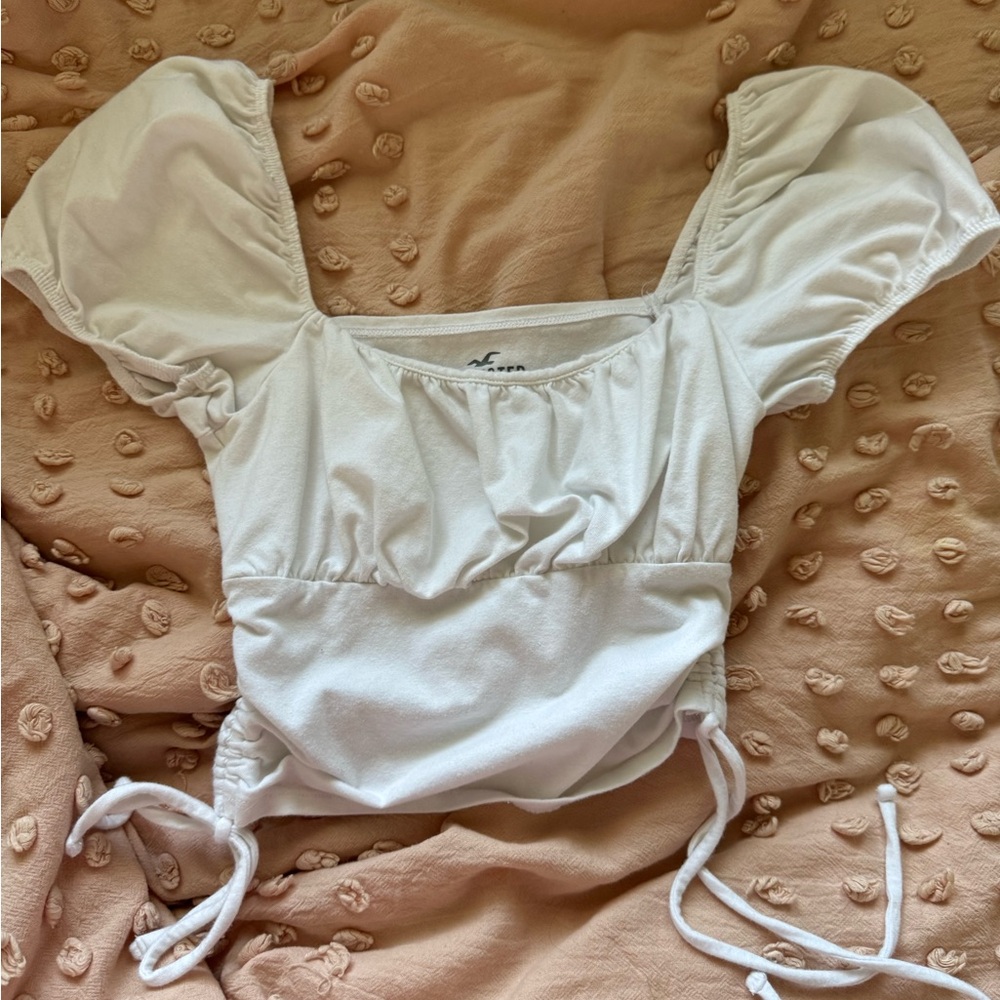 White Hollister Top